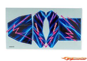 Traxxas TXC-4M Blue Body Decals 12017-BLUE