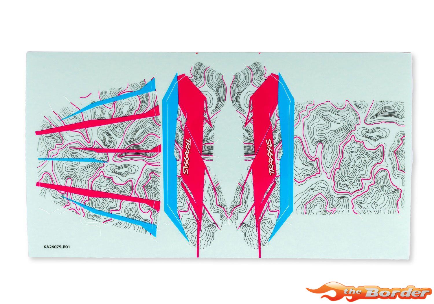 Traxxas TXC-4M Pink Body Decals 12017-PINK