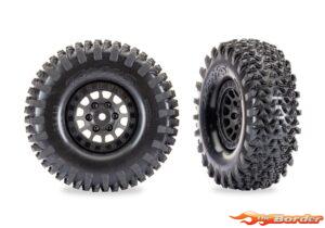 Traxxas 1.3" Method 105 Beadlock Wheels & Stone Claw Tires (2) 12070