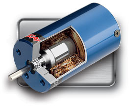 Velineon 380 Brushless Motor (#3371) (cut-away view) (on 1/16th models) (2013)