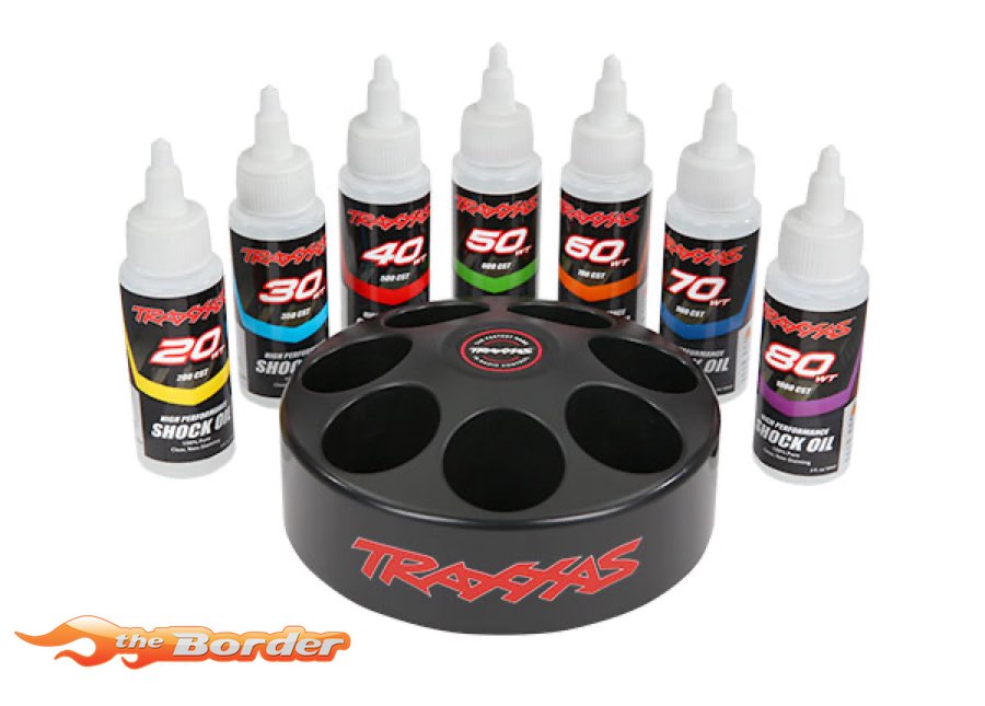 Traxxas Silicone Shock Oil 60ml (7 Bottles included Carousel Rack) 5038X