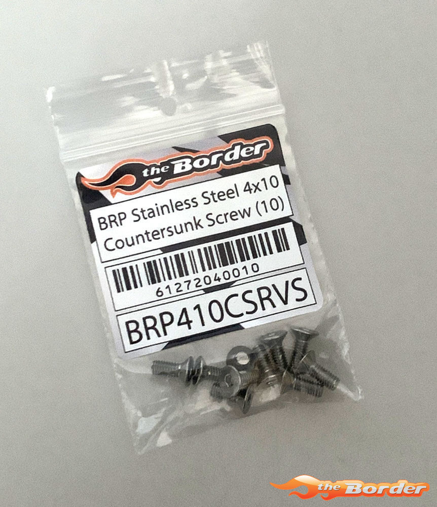 BRP Stainless Steel Screw 4x10 Hex Countersunk BRP410CSRVS