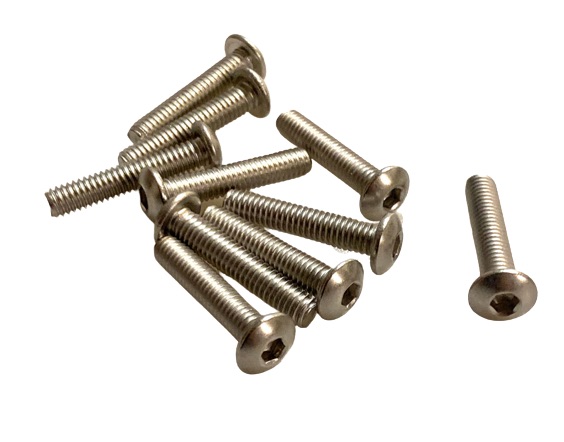 BRP Stainless Steel Screw 4x20 Hex Button Head BRP420BHRVS