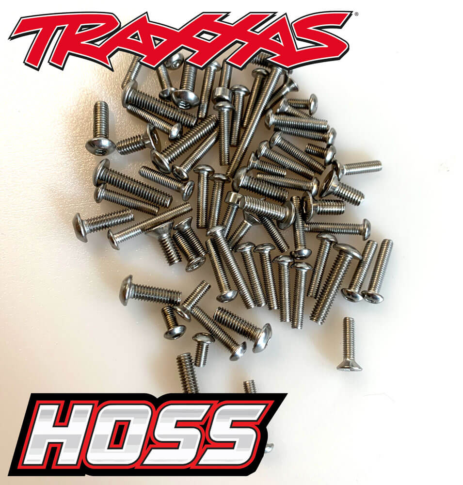 BRP Stainless Steel Screw Set for Traxxas Hoss BRP104RVSHOSS