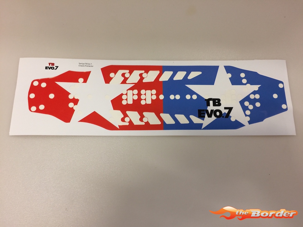 BRP Tamiya TB Evo. 7 Chassis Protector - Tamiya Flag BRPD1454