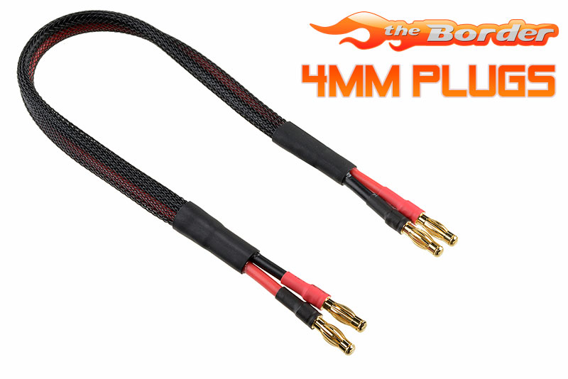 Corally Charge Lead 4mm Banana Gold Conn. 30cm C-50251