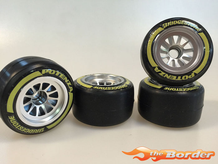 F1 Tyre Decals Type 1 BS - Yellow BRPD1201