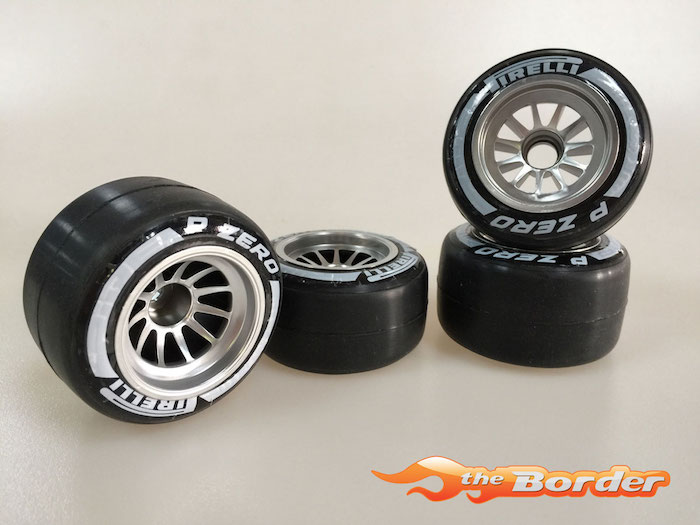 F1 Tyre Decals Type 2 PZ - White BRPD1213