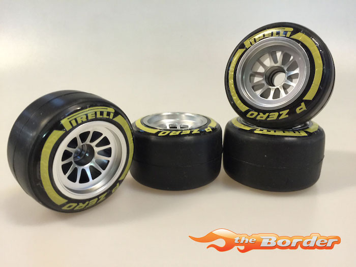 F1 Tyre Decals Type 2 PZ - Yellow BRPD1211