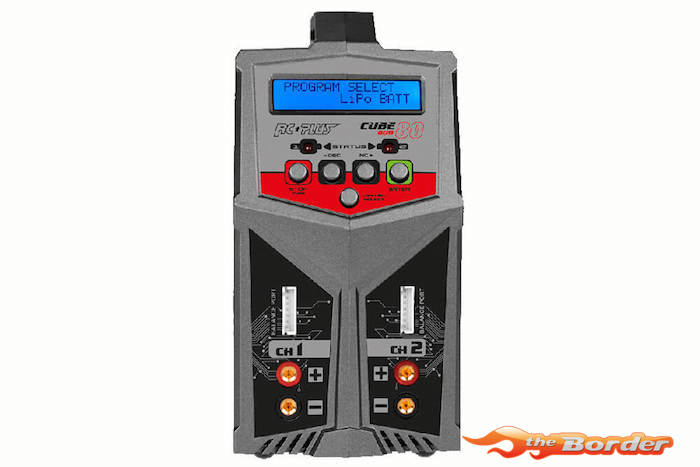 RC Plus Cube 80 Duo Charger - AC-DC - 2x 80 Watt RC-CHA-211
