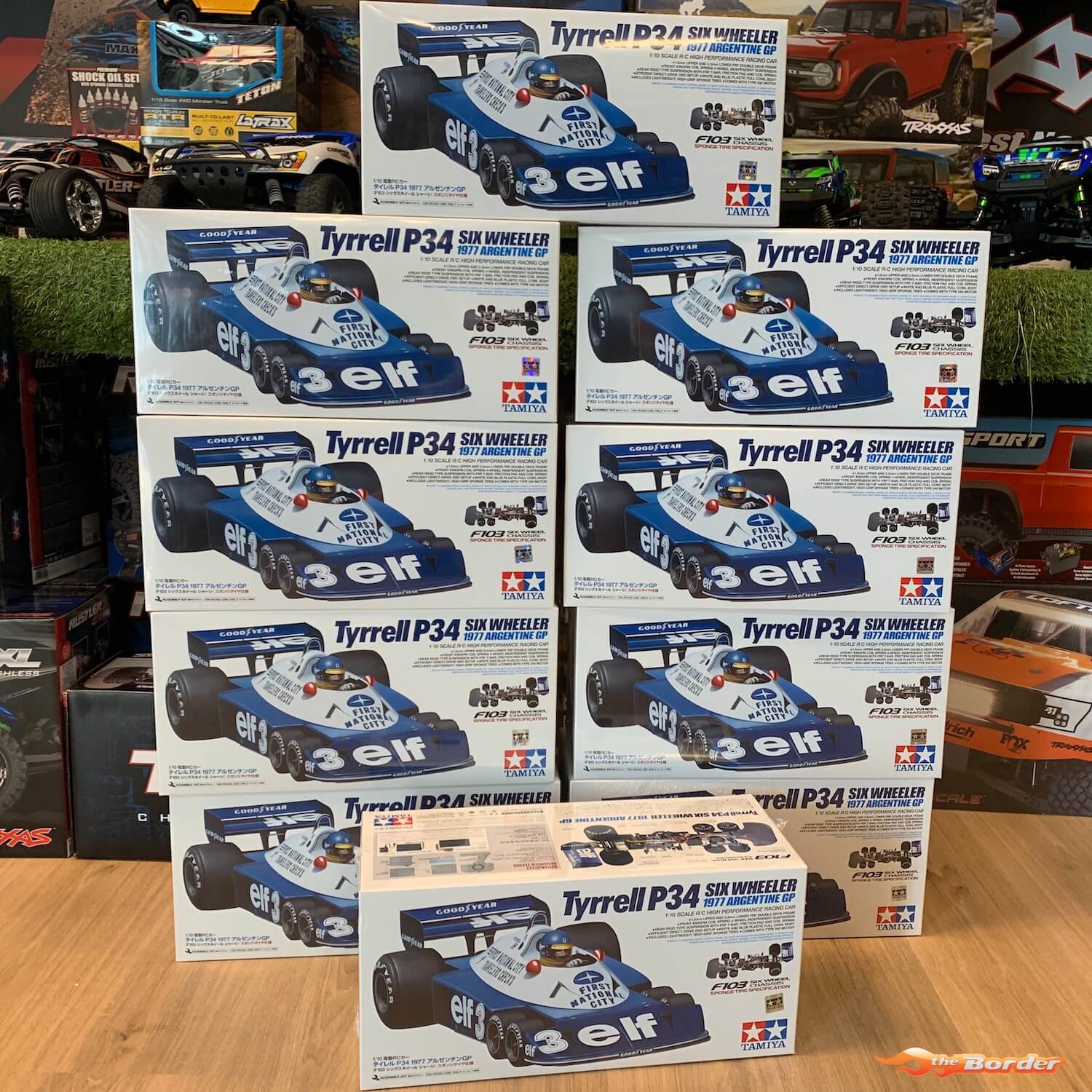 Tamiya Tyrrell P34 Six Wheeler 1977 Argentine GP 1/10 RC Kit 47486