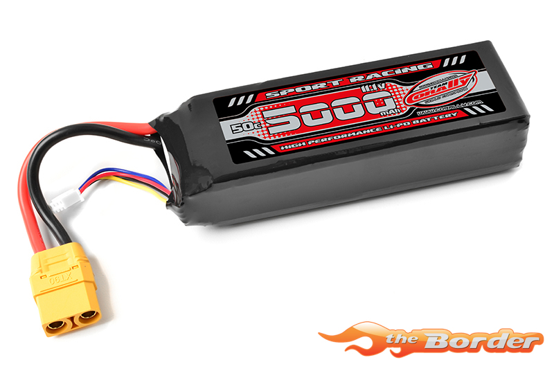 Team Corally Power Racing 50C 5000mAh 3S 11.1V XT-90 Semi-Soft Case C-49231-X