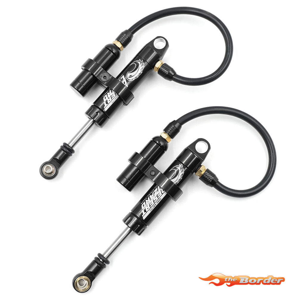 Yeah Racing 90mm Desert Lizard Piggyback Internal Spring Damper - Black DDP-090BK
