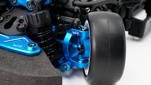 Yeah Racing Alu Front Knuckle Arm Set for Tamiya M07 TAMC-030BU