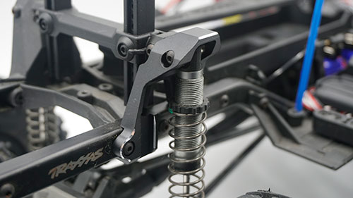 Yeah Racing Alu Rear Damper Mount for Traxxas TRX-4 Black TRX4-007BK