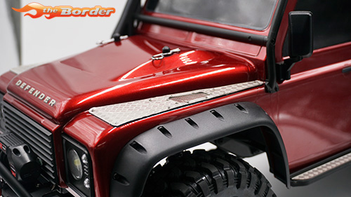 Yeah Racing Stainless Steel Front Hood Side Plate For Traxxas TRX-4 TRX4-020